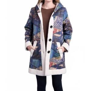 NEW SHANA APPAREL patchwork print pocket jacket